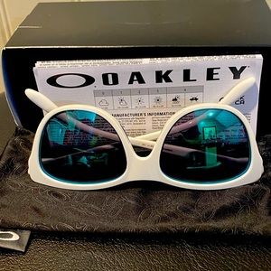 White Oakley Sunglasses